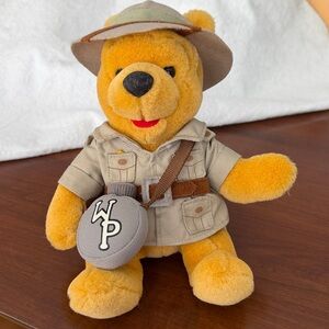 Walt Disney World Safari Winnie The Pooh Bear Plush